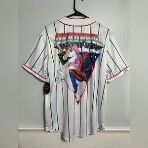 🧨Marvel Deadpool Unicorn Men's Jersey - White and Black🧨